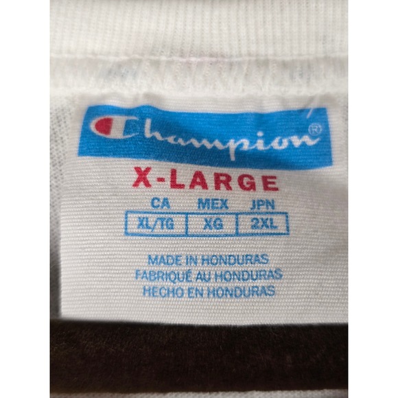 Bentley Falcons College Champion T Shirt Mens X Large White Graphic - Picture 4 of 6